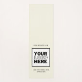 Unternehmen mit benutzerdefiniertem Firmenlogo Yogamatte (Vorderseite)