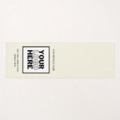 Unternehmen mit benutzerdefiniertem Firmenlogo Yogamatte (Vorderseite (Horizontal))