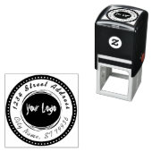 Unternehmen mit benutzerdefiniertem Logo mit Adres Permastempel (Beispiel)