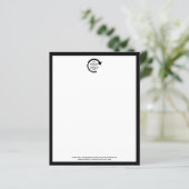 Unternehmen mit benutzerdefiniertem Logo | Moderne (Stehend Vorderseite)