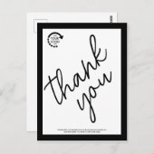 Unternehmen mit benutzerdefiniertem Logo - Moderne Postkarte (Vorne/Hinten)