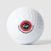 Unternehmen mit eigenem Firmenlogo Golfball (Vorderseite)