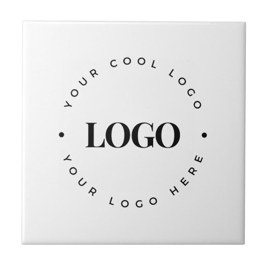 Unternehmen mit eigenem Logo für den Circle Custom Fliese (Vorderseite)