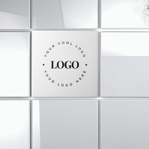 Unternehmen mit eigenem Logo für den Circle Custom Fliese