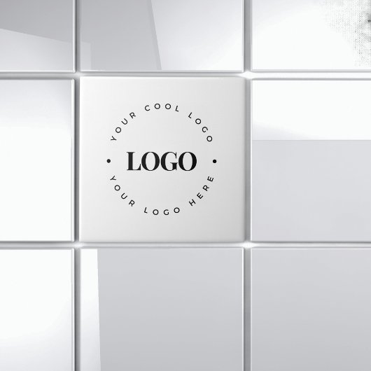 Unternehmen mit eigenem Logo für den Circle Custom Fliese