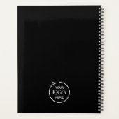 Unternehmen mit Firmenlogo Minimalistisch Planer (Rückseite)