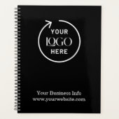 Unternehmen mit Firmenlogo Minimalistisch Planer (Vorderseite)