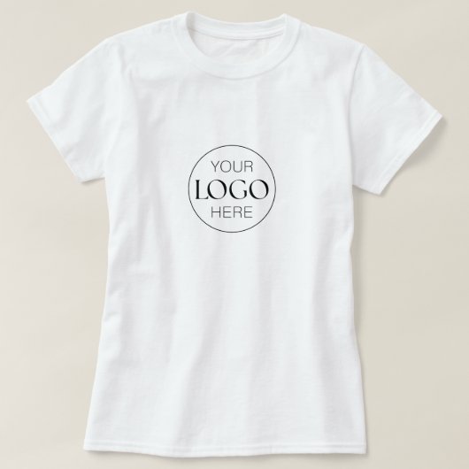 Unternehmen mit Firmenlogo - Mitarbeiter T-Shirt (Design vorne)