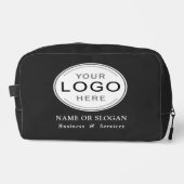 Unternehmen mit Firmenlogo Moderne Markenbezeichnu Waschbeutel (Vorderseite)
