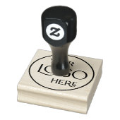 Unternehmen mit Firmenlogo - Moderne Minimalistisc Gummistempel (Stempel)