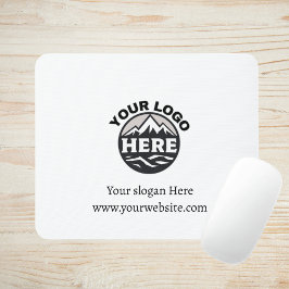 Unternehmen mit Firmenlogo Mousepad