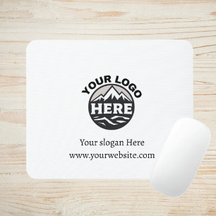 Unternehmen mit Firmenlogo Mousepad