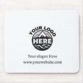 Unternehmen mit Firmenlogo Mousepad (Vorne)