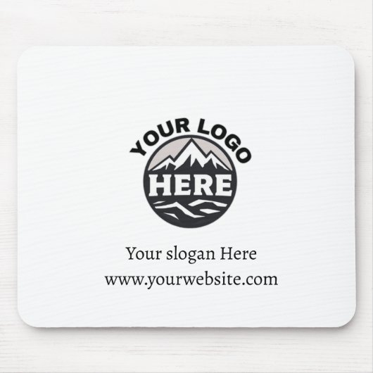 Unternehmen mit Firmenlogo Mousepad (Vorne)