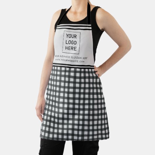 Unternehmen mit Logo-Text-Markenbezeichnung Buffal Schürze (InSitu)