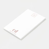 Unternehmen mit Sitz in Rosa Post-it Klebezettel (angewinkelt)