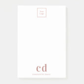 Unternehmen mit Sitz in Rosa Post-it Klebezettel (Vorderseite)