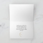 Unternehmen Modern Holiday Wreath Dankeskarte (Innenseite)