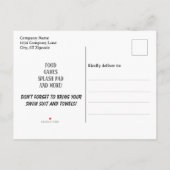 Unternehmen Picnic Park QR Code Little Ants Einladungspostkarte (Rückseite)