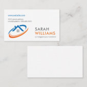 Unternehmen | Real Anwesen Agent | Broker Visitenkarte (Vorne/Hinten)