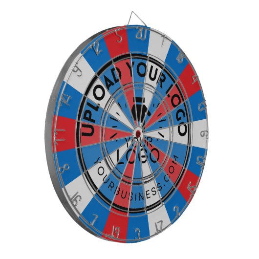 Unternehmen Red White and Blue Dartscheibe (Vorderseite Links)