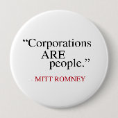 Unternehmen sind Menschen Button (Vorderseite)