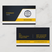 Unternehmen Visitenkarte (Vorne/Hinten)