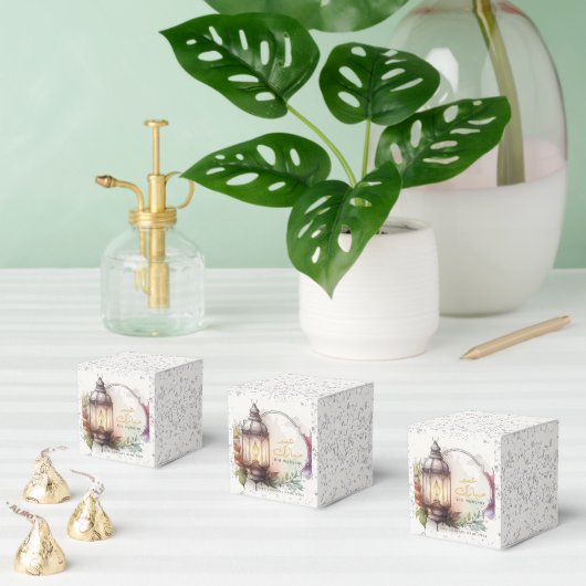Unternehmen Watercolor Lantern Eid Mubarak Geschenkschachtel (Zahlreiche)