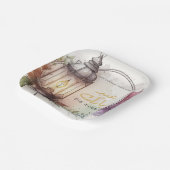 Unternehmen Watercolor Lantern Eid Mubarak Pappteller (Gewinkelt)