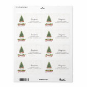 Unternehmen White Imitats Rosa Glitzer Frohe Weihn (Vorne)