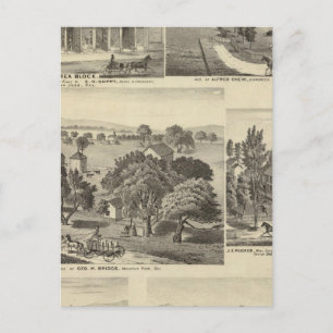 Unternehmen, Wohnsitze, San José, Aussicht auf Mtn Postkarte