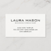 Unternehmen Zwei-Tone-Wavy Visitenkarte (Rückseite)