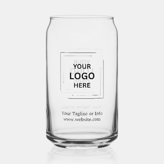 Unternehmens-Minimalist Can Glas-Geschenkdesign Dosenglas (Vorderseite)