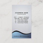 Unternehmens - Visitenkarten Visitenkarte (Rückseite)