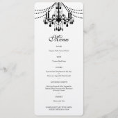 Unternehmensabendessen-Menü Menükarte (Vorderseite)