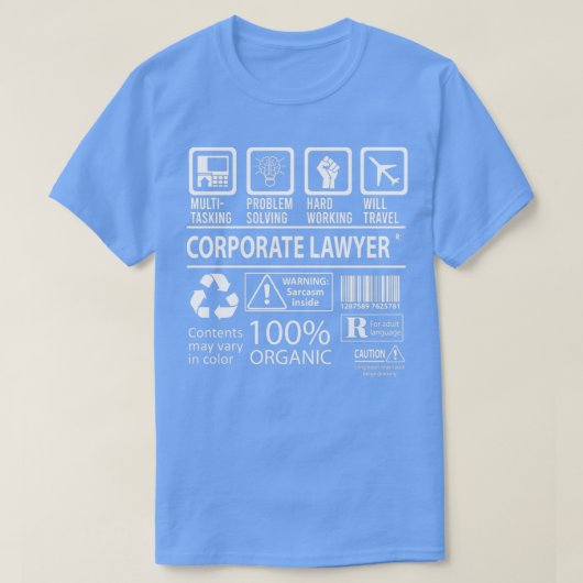 Unternehmensanwalt MultiTasking - zertifiziertes J T-Shirt (Design vorne)