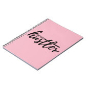 Unternehmensarbeitstier-Notizbuch Notizblock (Linke Seite)