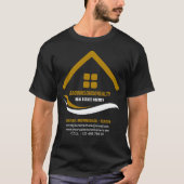 Unternehmensberater für Immobilien T-Shirt (Vorderseite)