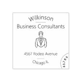 Unternehmensberater Gummistempel (Prägung)