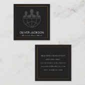 Unternehmensberater | Unternehmen Quadratische Visitenkarte (Vorne/Hinten)