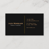 Unternehmensberater Visitenkarte (Rückseite)