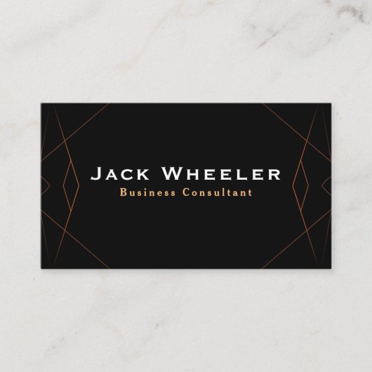 Unternehmensberater Visitenkarte (Vorderseite)