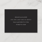 Unternehmensberater Visitenkarte (Rückseite)