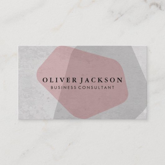 Unternehmensberater Visitenkarte (Vorderseite)