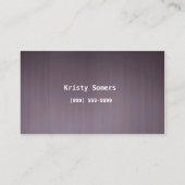 Unternehmensberatung Visitenkarte (Rückseite)