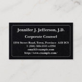 Unternehmensberatungskarte Visitenkarte (Vorderseite)