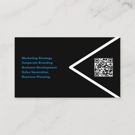 Unternehmensentwicklung Visitenkarte (Rückseite)