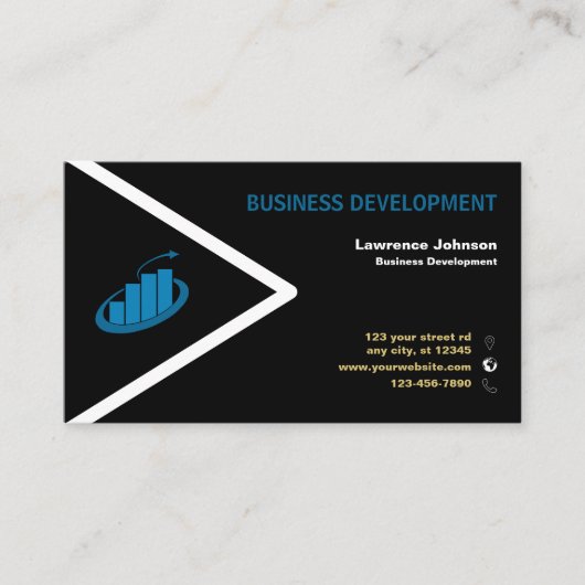Unternehmensentwicklung Visitenkarte (Vorderseite)