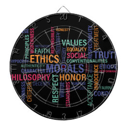 "Unternehmensethik" Dartscheibe