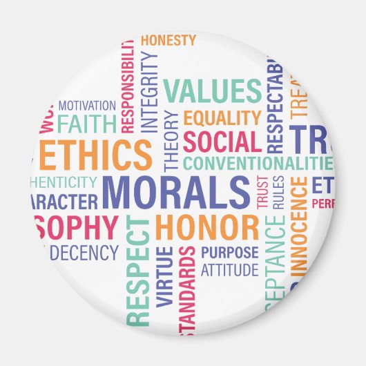 "Unternehmensethik" Magnet (Vorne)